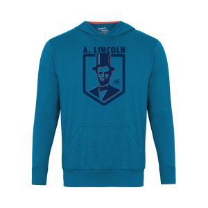 Eco-Friendly Blue Abe Lincoln Hoodie