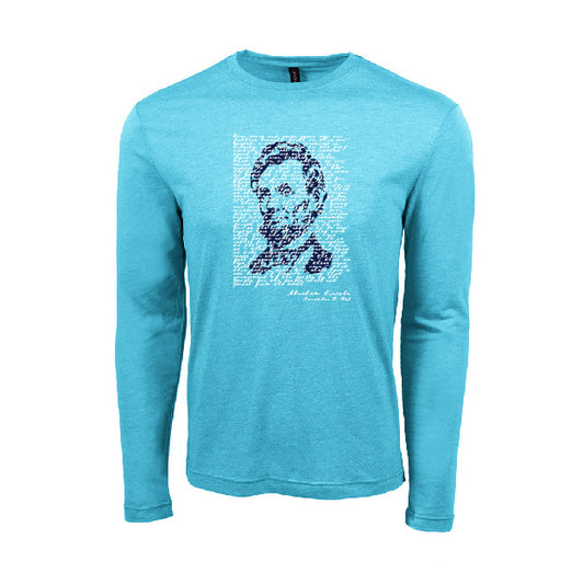 Blue Gettysburg Address Long Sleeve Shirt